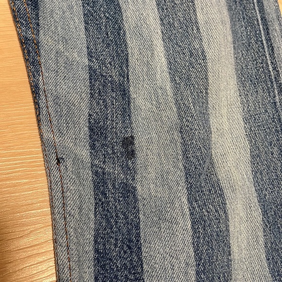 RE/DONE|Levi’s 70’s Straight Jeans with Indigo Stripes, SIZE 27.   0101 - Picture 13 of 14
